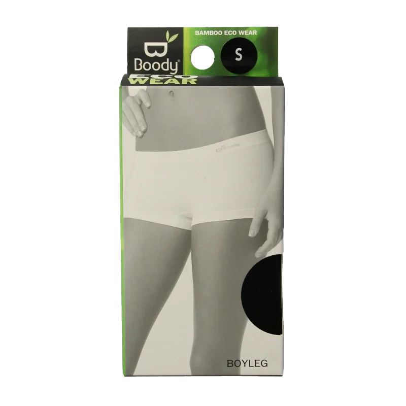Boody  Boyleg damesslip zwart S 1 Stuks