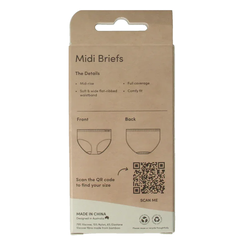 Boody  Midi heupslip blush L 1 Stuks