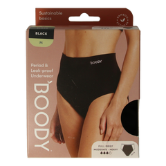 Boody  Menstruatieondergoed tailleslip zwart normaal/hevi 1 Stuks