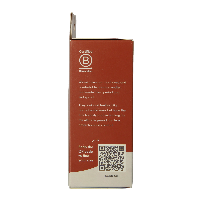 Boody  Menstruatieondergoed bikinislip zwart normaal L 1 Stuks