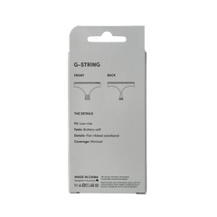 Boody  G string zwart L 1 Stuks