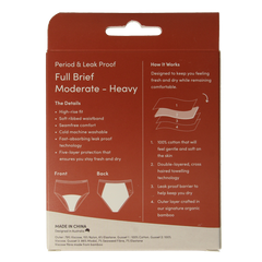 Boody  Menstruatie ondergoed zwart normaal maat XL 1 Stuks