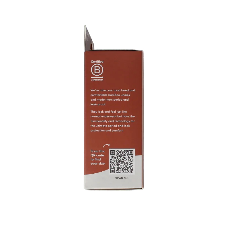 Boody  Menstruatieondergoed bikinislip zwart licht XL 1 Stuks