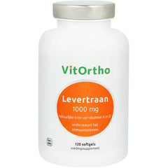 VitOrtho Levertraan 1000 mg 120 Softgels