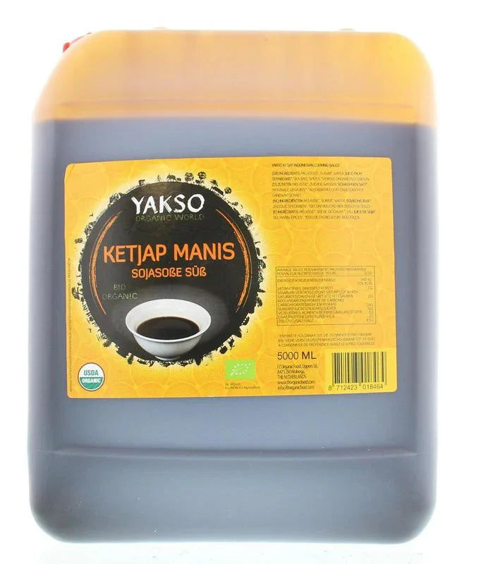 Yakso Ketjap manis bio 5 Liter