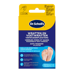 Dr. Scholl's Wratten en voetwratten verwijderpleisters 21.00 Stuks