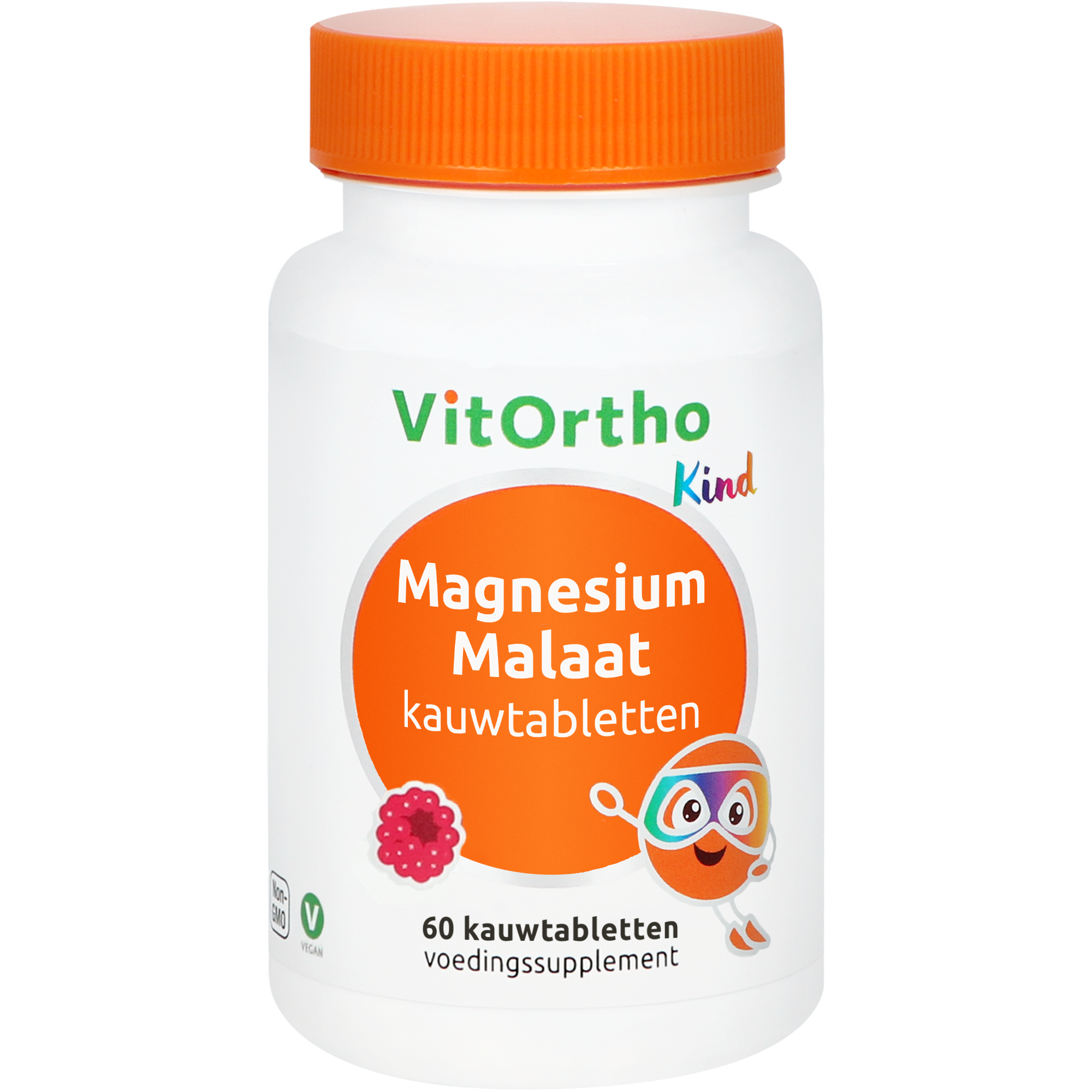 VitOrtho Magnesium malaat kind 60.00 Kauwtabletten