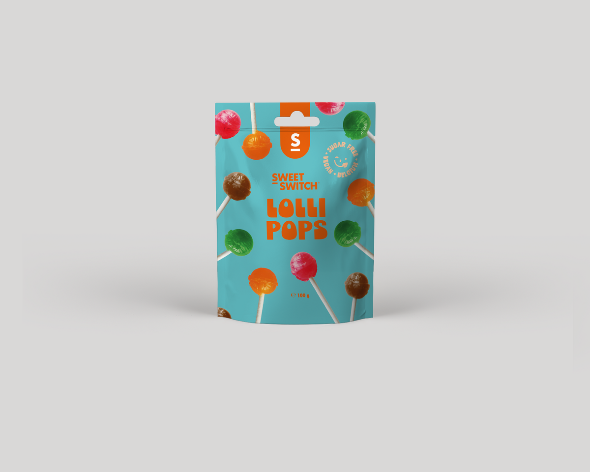 SWEET-SWITCH Lollipops 100.00 Gram