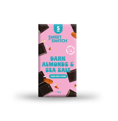 SWEET-SWITCH Dark almonds & sea salt 90.00 Gram