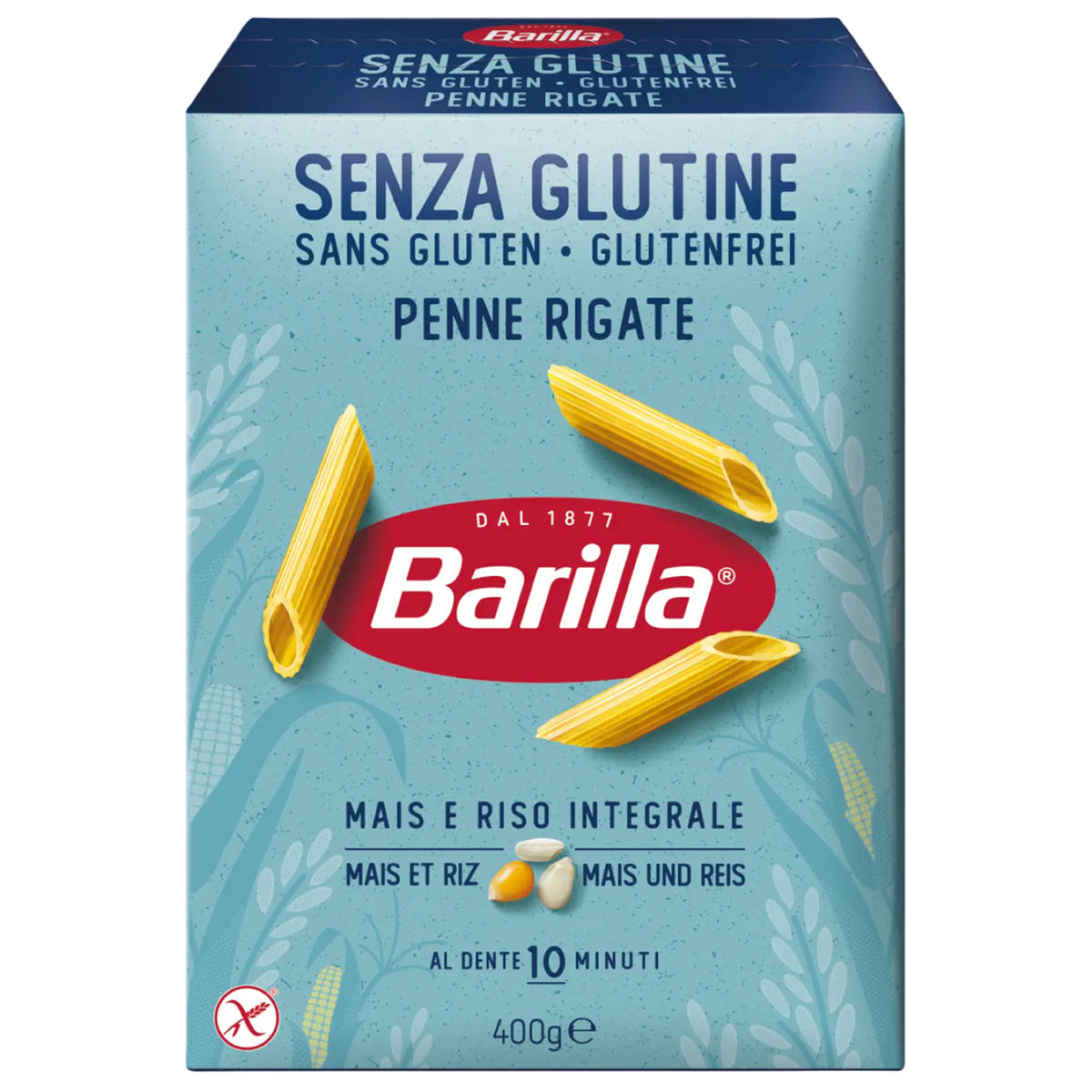 Barilla Penne rigate glutenvrij 400.00 Gram