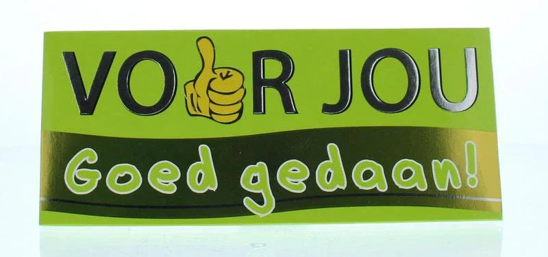 Voor Jou! Wensreep goed gedaan 70 Gram