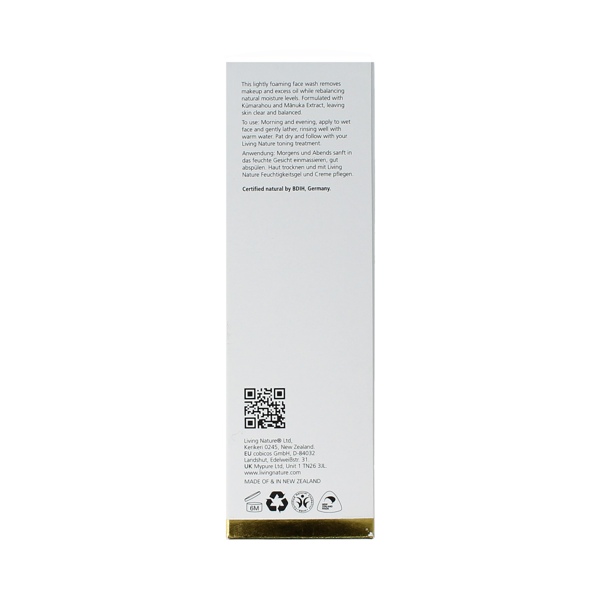 Living Nature Purifying cleanser 120.00 Milliliter