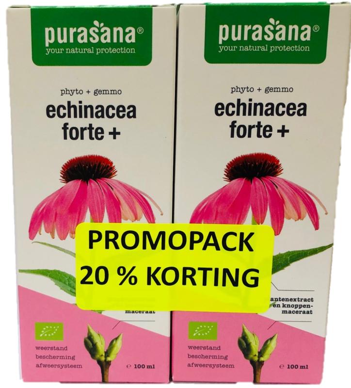 Purasana Echinacea forte+ promo pack bio 200 Milliliter