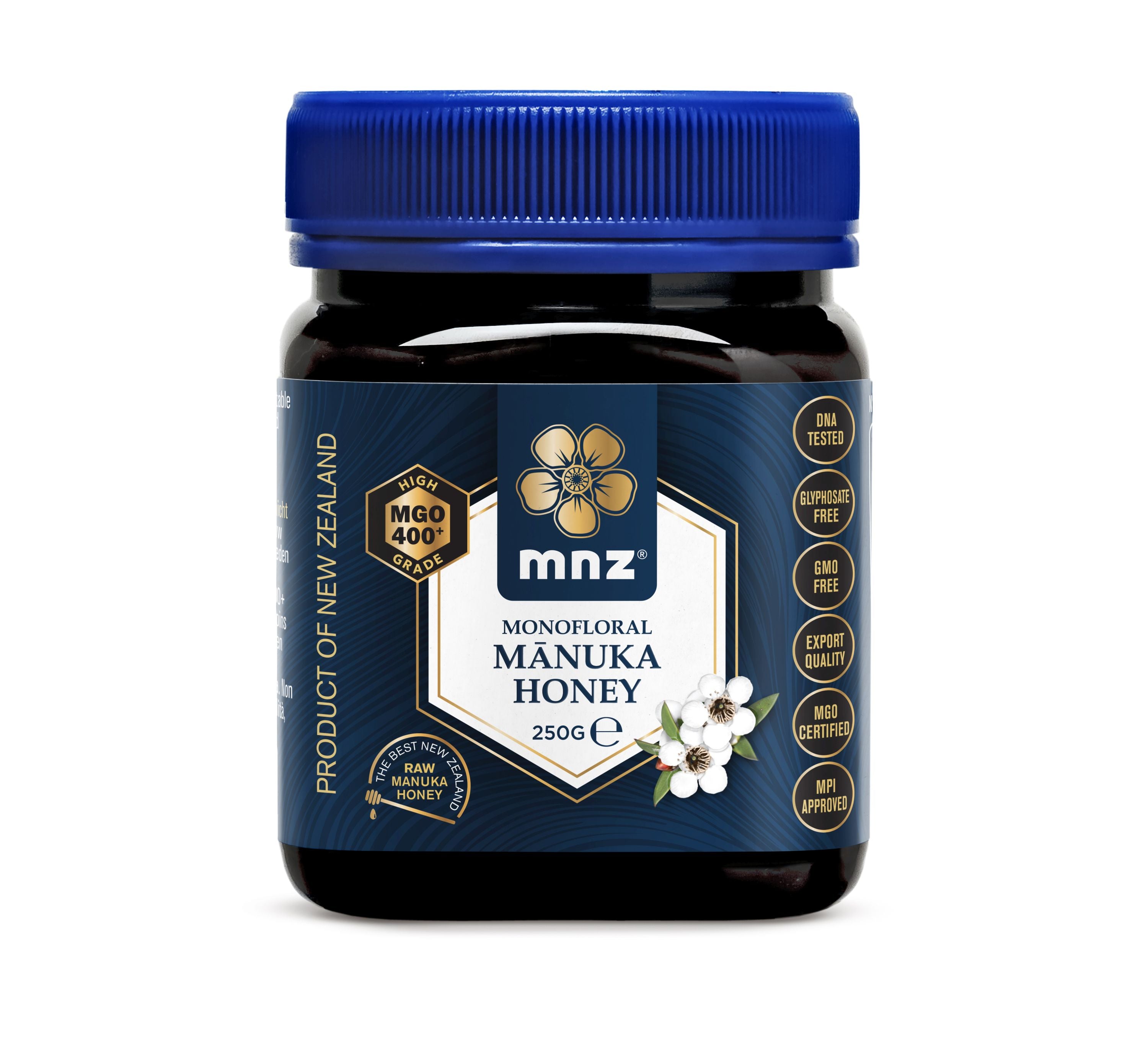 MNZ (Manuka New Zealand) Manuka Honing MGO 400+ 250.00 Gram