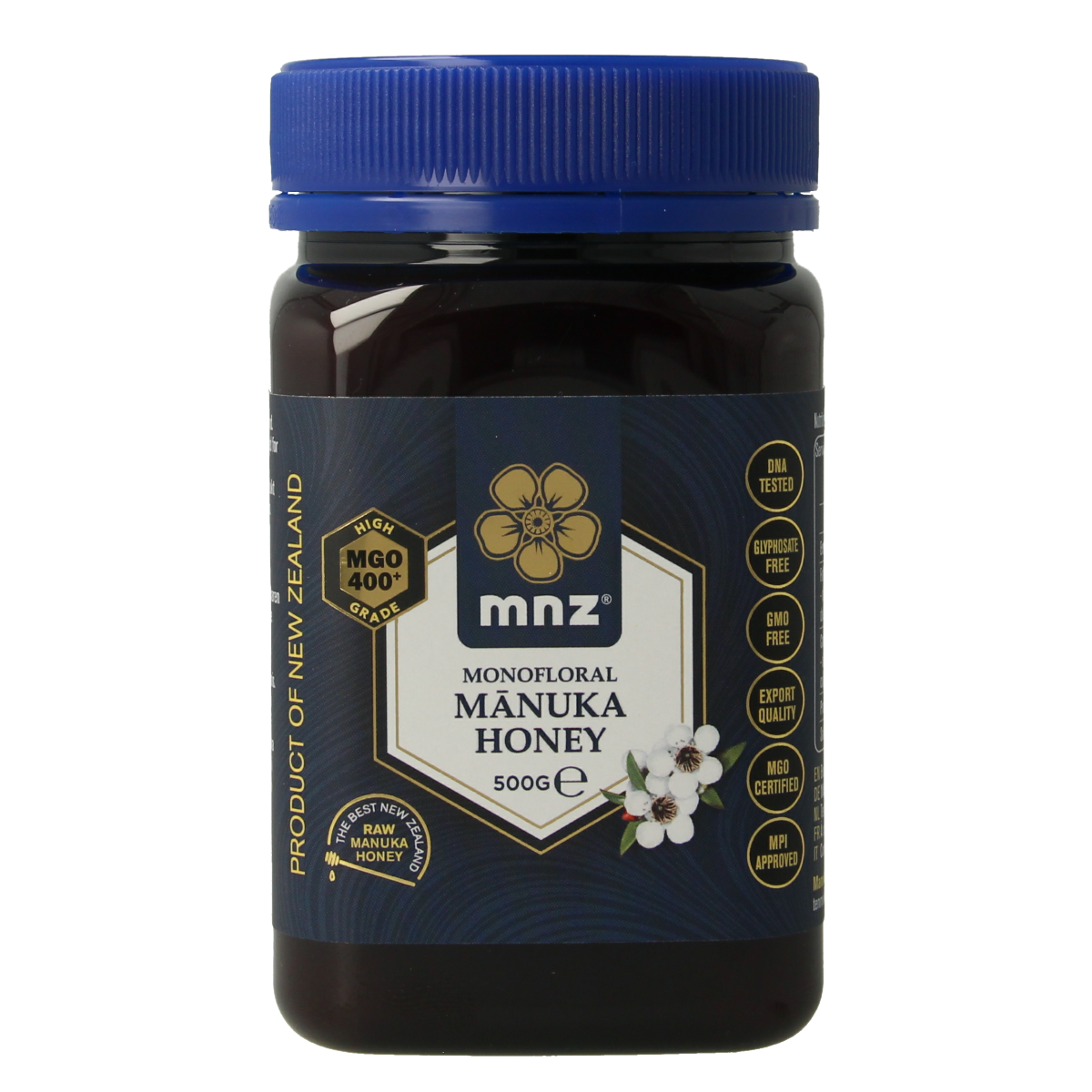 MNZ (Manuka New Zealand) Manuka Honing MGO 400+ 500.00 Gram