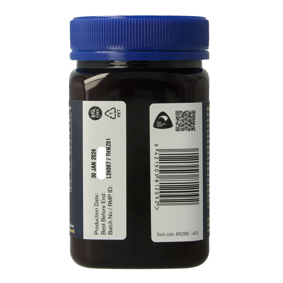 MNZ (Manuka New Zealand) Manuka Honing MGO 400+ 500.00 Gram
