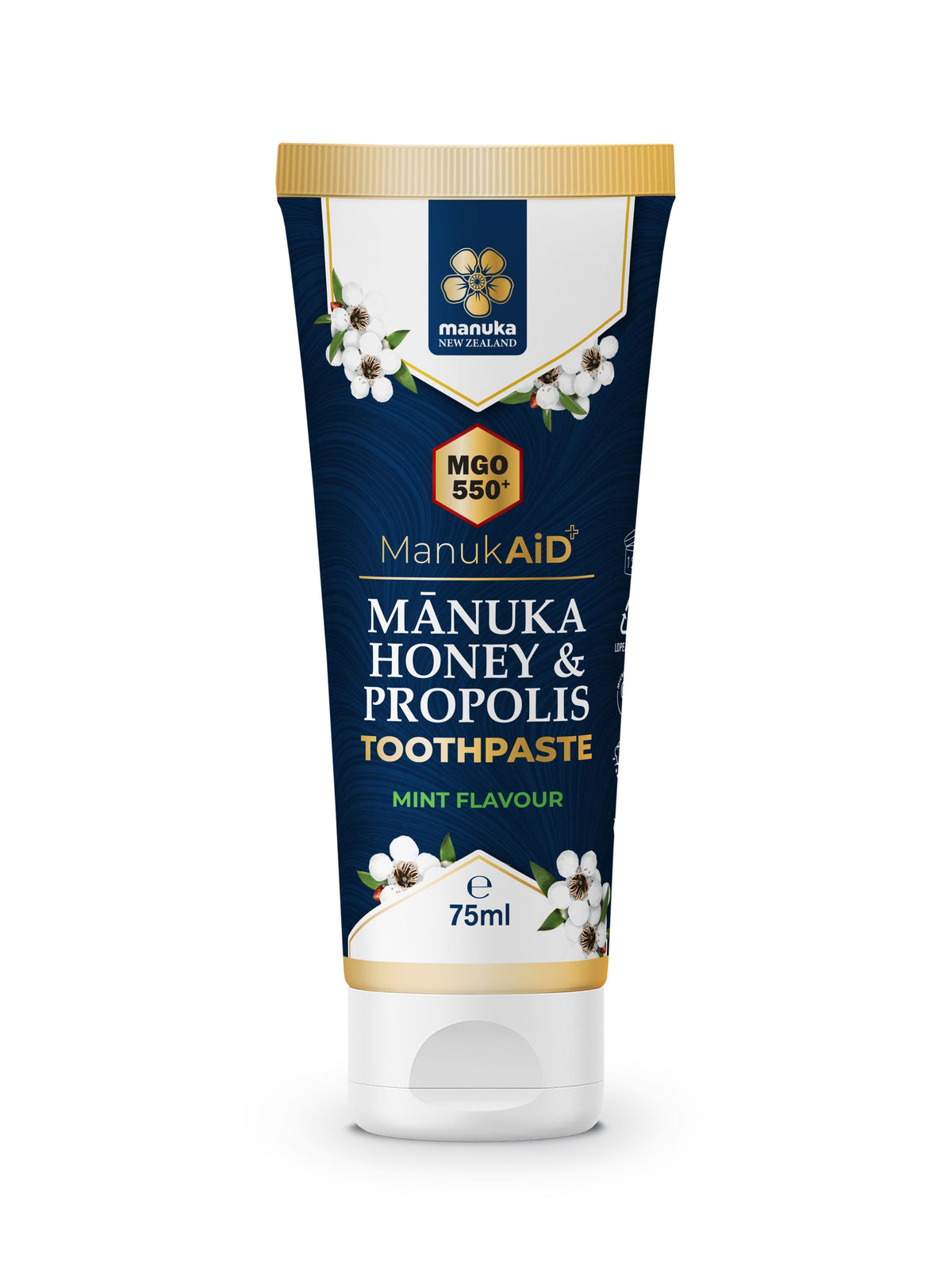 MNZ (Manuka New Zealand) Tandpasta met manuka honing MGO 550+ 75.00 Milliliter