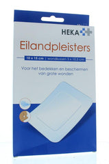 Hekaplast Eilandpleister 10 x 15cm steriel 10 Stuks