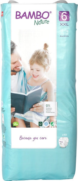 Bambo Babyluier XXL 6 16+kg 40 Stück