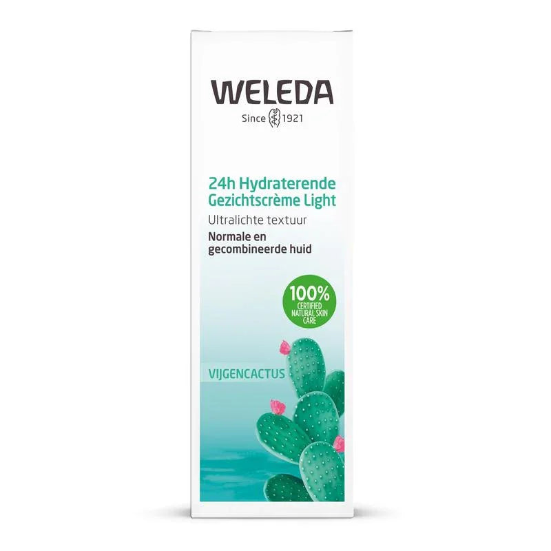 Weleda Vijgencactus 24h hydraterende gezichtscreme light 30 Milliliter