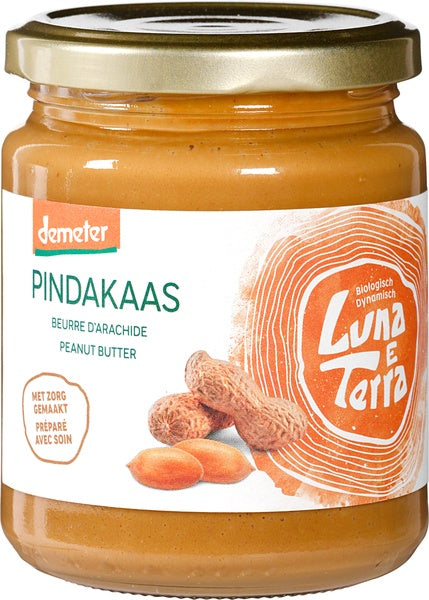 Luna E Terra Pindakaas smooth bio 250 Gram