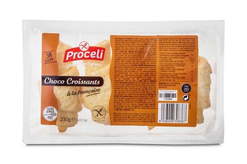 Proceli Croissant choco 4 stuks 230 Gram