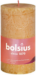 Bolsius Rustiekkaars shine 100/50 honeycomb yellow 1.00 Stuks