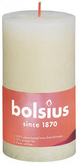 Bolsius Rustiekkaars shine 130/68 130/68 soft pearl 1.00 Stuks