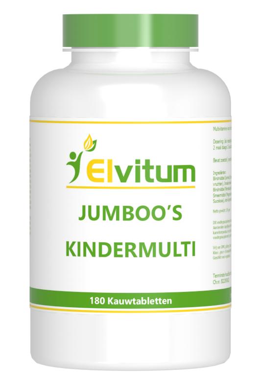 Elvitum  Jumboos kindermulti 180 Kauwtabletten