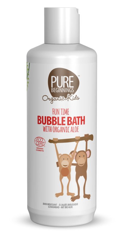 Pure Beginnings Fun time bubble bath aloe 375 Milliliter