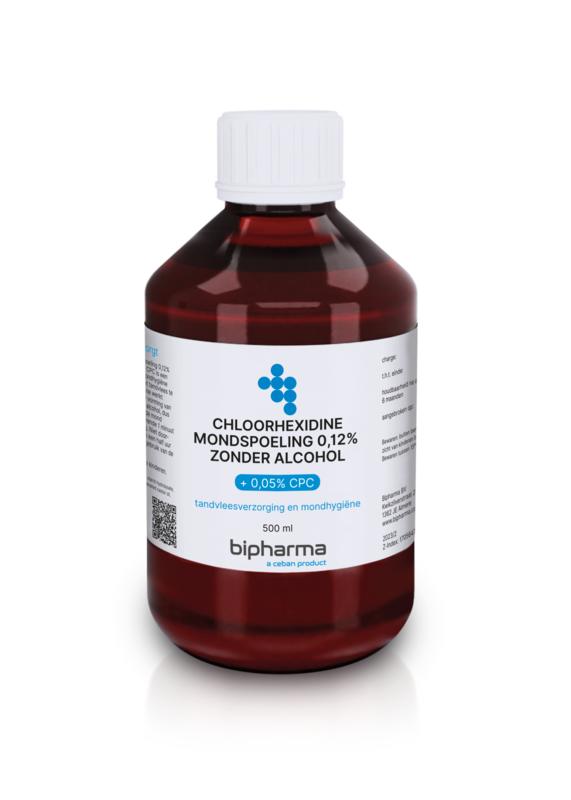 Bipharma Chloorhexidine mondspoeling 0.12% 500 Milliliter