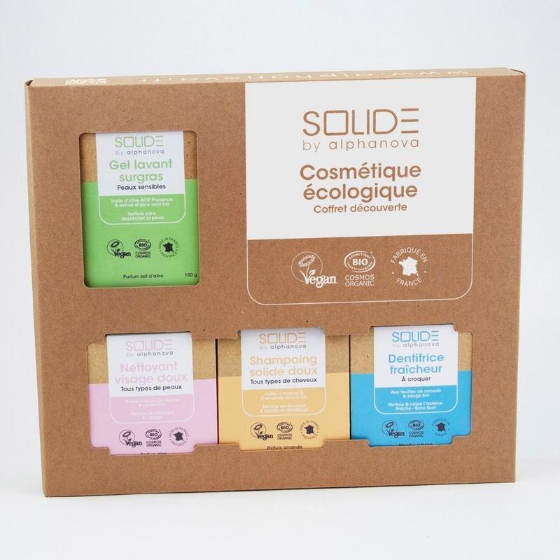 Alphanova Solide Giftbox bars zero water gevoelige huid 1 Stuks