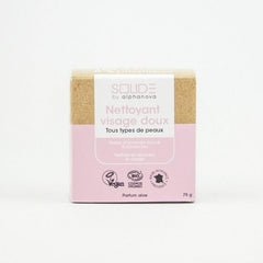 Alphanova Solide Cleansing bar bio gezicht alle huidtype 75.00 Gram