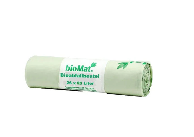 Biomat Wastebag compostable 15/20 liter 26 Stuks