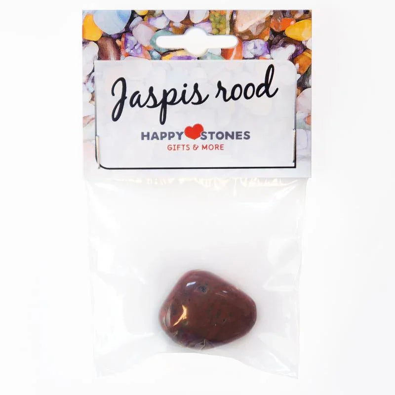 Happy Stones Jaspis rood 1 Stuks
