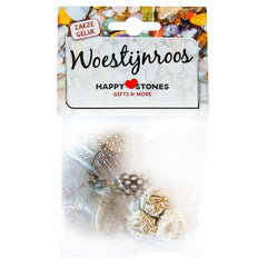 Happy Stones Woestijn roos 1 Stuks