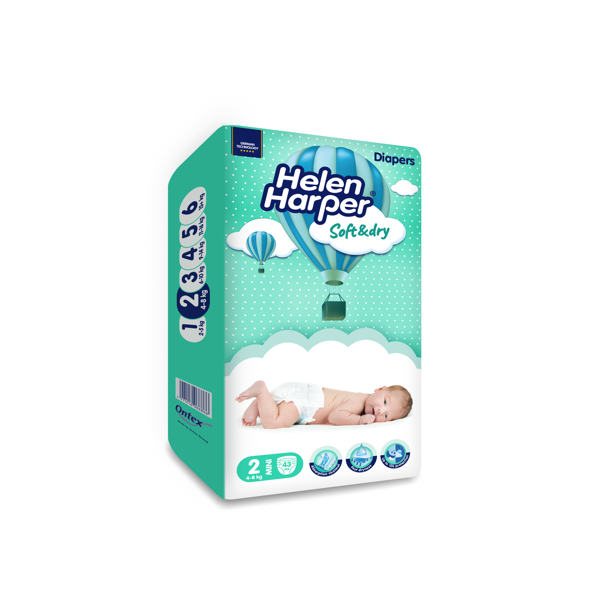 Helen Harper Babyluiers mini 43.00 Stuks