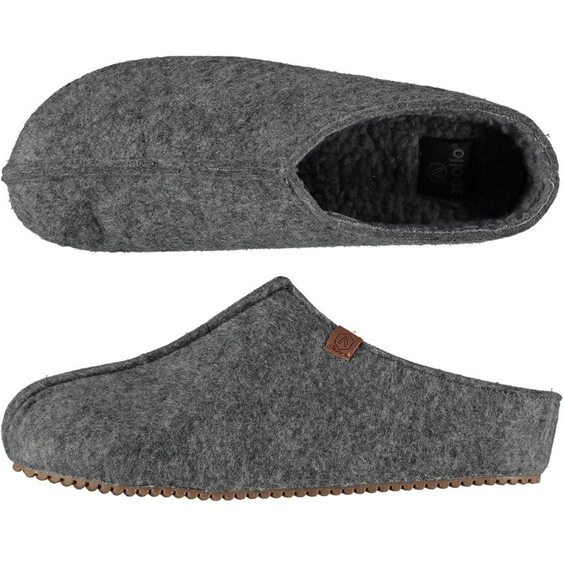 Apollo Zweedse slof grijs maat 45/46 1 Paar