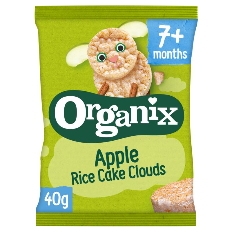 Organix Luchtige rijstwafeltjes appel 7+M bio 40.00 Gram