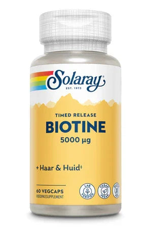 Solaray Biotine time release 60 Vegetarische capsules