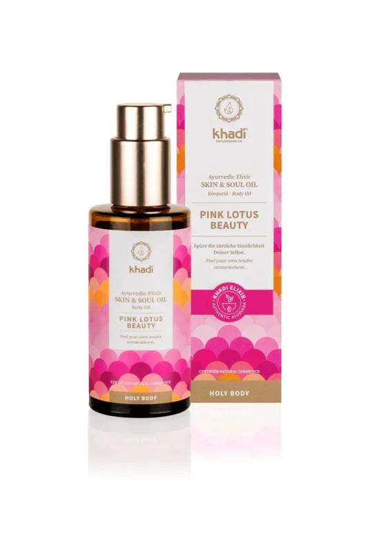 Khadi Ayurvedic holy body pink lotus 100 Milliliter