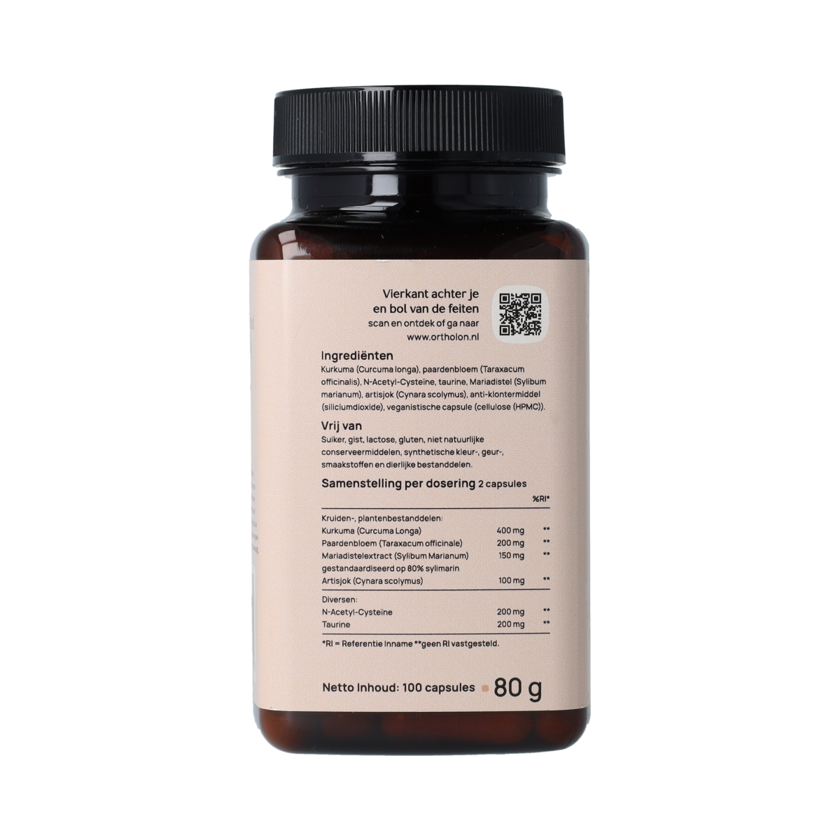 Ortholon Hepa Care 100.00 Capsules