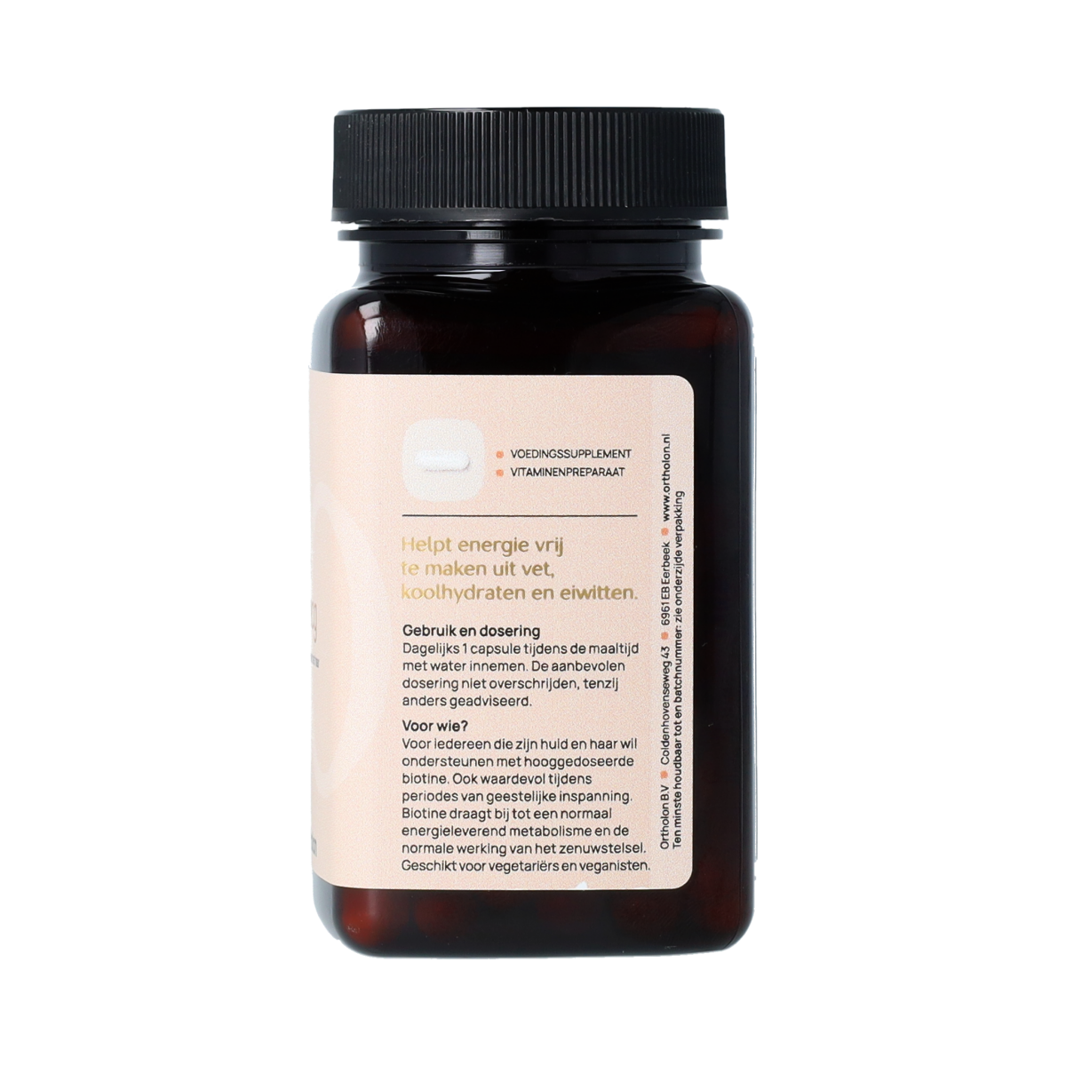 Ortholon Biotine 5000 mcg 60.00 Capsules