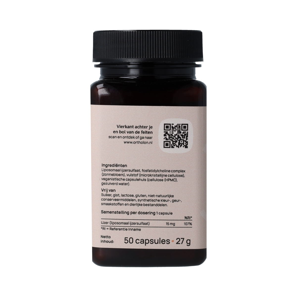 Ortholon IJzer Liposomaal 50.00 Capsules