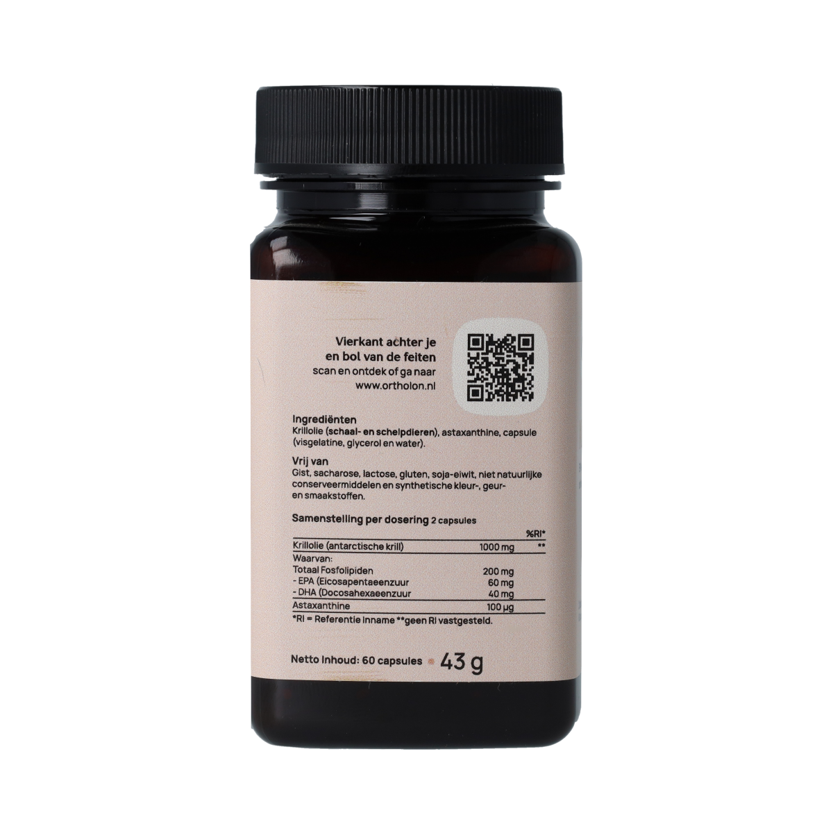 Ortholon Krill Olie 60.00 Capsules