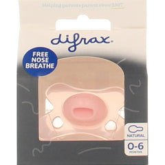 Difrax Fopspeen natural 0-6 meerdere kleuren 1.00 Stuks