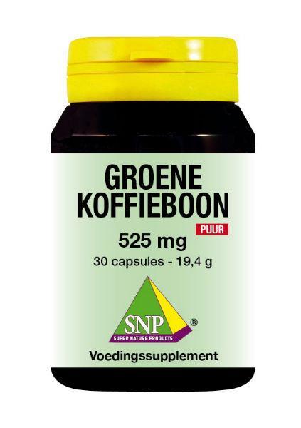 SNP Groene koffiebonen 525mg puur 30 Capsules