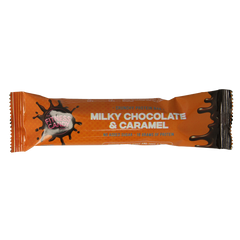 The fitness candy company Milky chocolate & caramel 55 Gram