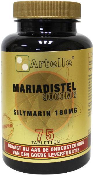 Artelle Mariadistel 9000mg silymarin 180mg 75 Tabletten