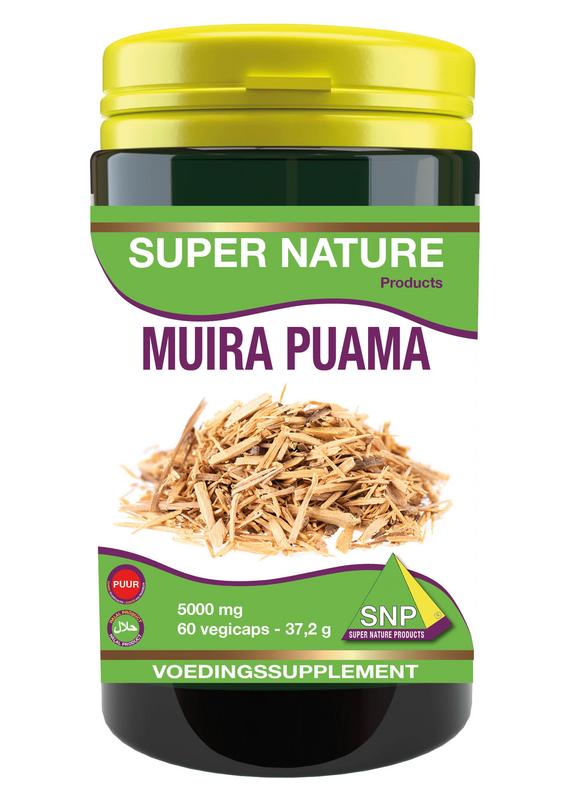 SNP Muira puama 5000mg puur 60.00 Vegetarische capsules